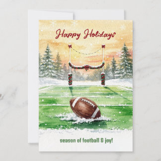 Jul Fotboll Högtidskort Julkort