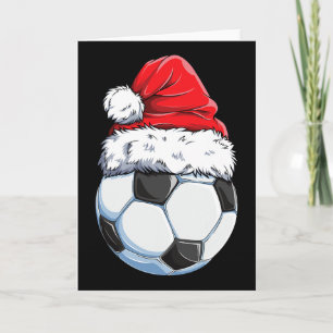 Jul Fotboll Ll Tomte Hatt Rolig Sport Jul Herr Xma Kort