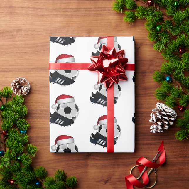 Jul Fotboll och sko Presentpapper (Julgåva)