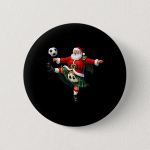 Jul Fotboll Tomte Roligt Fotboll Festiv Glad Knapp