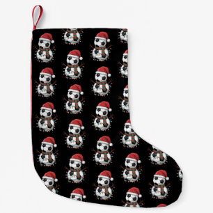 Jul Fotbollboll Snömannen Ljus Tomte Hatt Liten Julstrumpa
