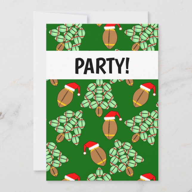 Jul fotbolls inbjudan (Framsida)