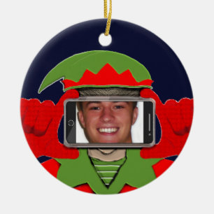 Jul Foto Julgransprydnad Keramik