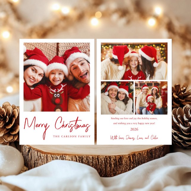 Jul Foto Julkort Inbjudningar (Skapare uppladdad)
