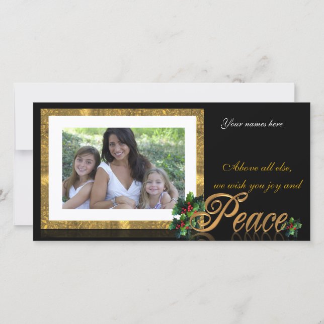 Jul Foto Kort Fred (Framsida)