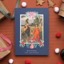 Jul Foto Ren Blommig Blå