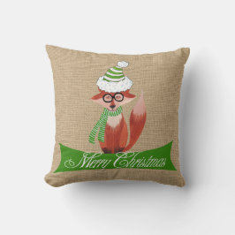 Jul Fox på Faux Burlap Pillow Kudde