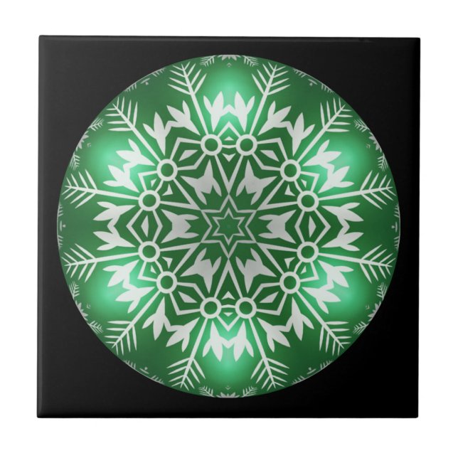 Jul Fraktal Design ~ Kalejdoskop ~ * ~ Kakelplatta (Framsidan)