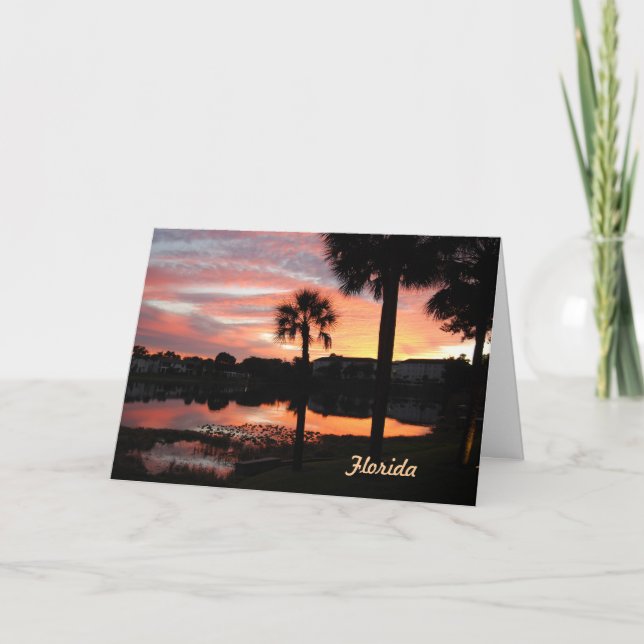 Jul från det Florida kortet Helgkort (Framsida)