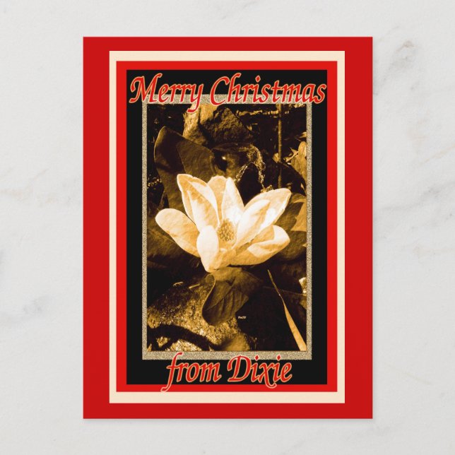 Jul från Dixie Helg Vykort (Framsida)