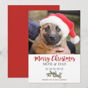 Jul från Helgdag-kort för Hund Julkort