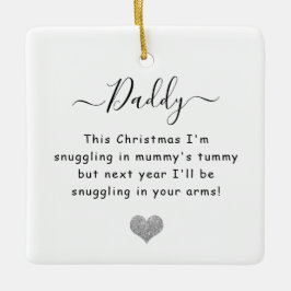 Jul från klumpen pappa till julgransprydnad keramik