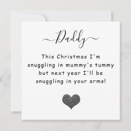 Jul från klumpen pappa till julkort