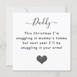 Jul från klumpen pappa till julkort