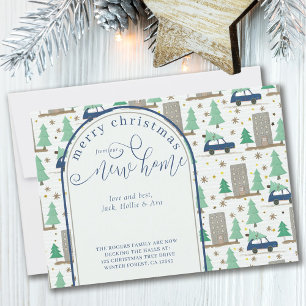 Jul från New House Car and Apartment Flytta Meddelande