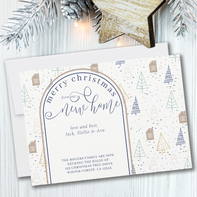 Jul från New House Scandinavian Träd Flytta Meddelande (Skapare uppladdad)