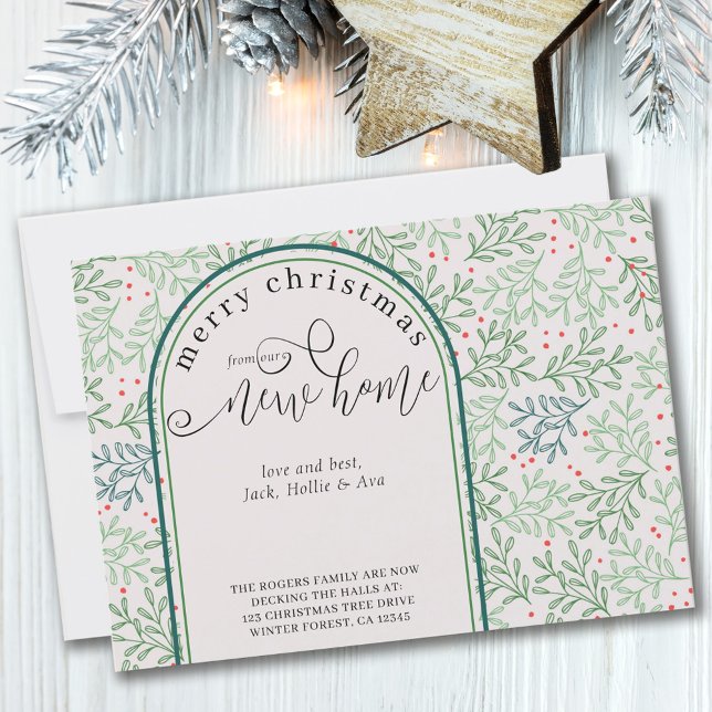 Jul från New House Winter Greenery Flytta Meddelande (Skapare uppladdad)