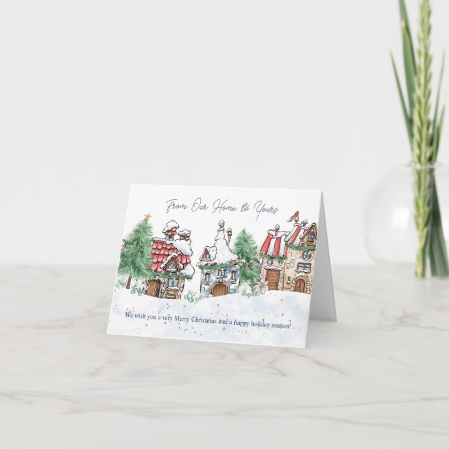 Jul från vårt hem till er kort (Framsida)