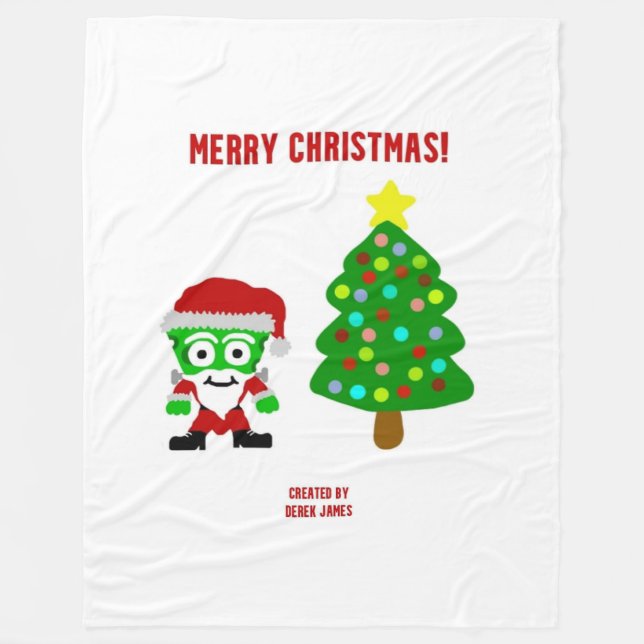 jul FrankenCheese Large Fleece Blanket (Framsidan)