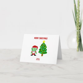 Jul FrankenCheese Liten Välkomstkort Kort