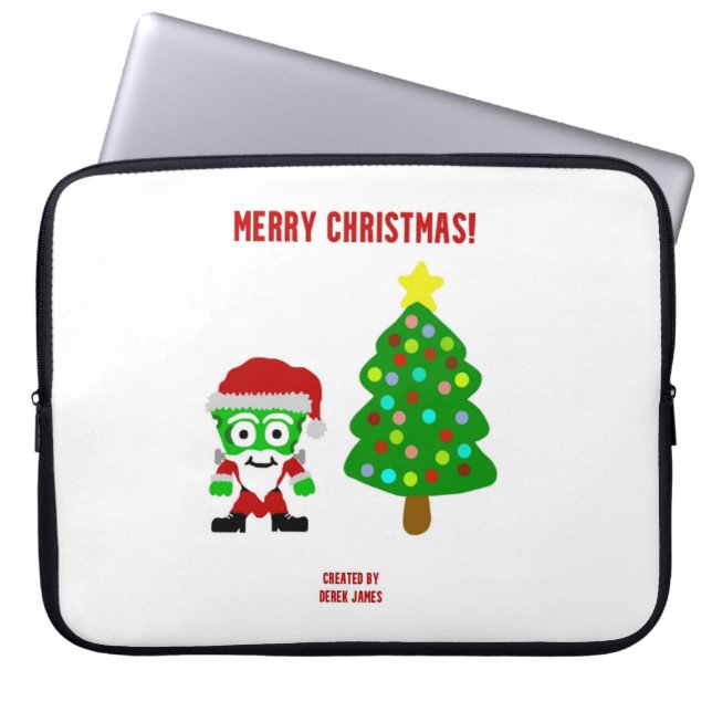 jul FrankenCheese Neoprene Laptop sleeve (Framsidan)