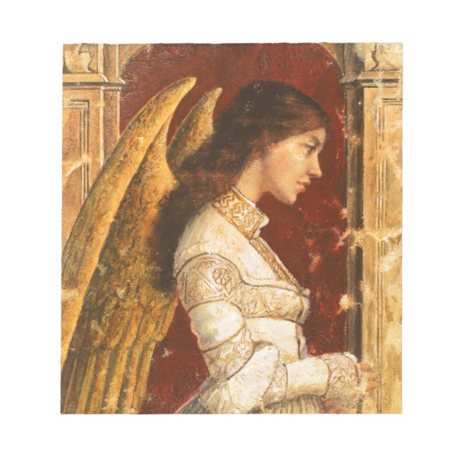 Jul Fresco Angel Anteckningsblock (Framsida)