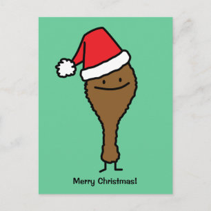 Jul Fried Chicken-ben Tomhatt-trumma Helg Vykort