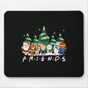 Jul Friends Santa Rudolph Snögubbe Julafton Famil Musmatta