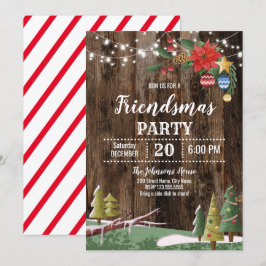 Jul "Friendsmas" Party Inbjudningar