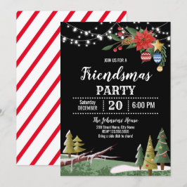 Jul "Friendsmas" Party Inbjudningar