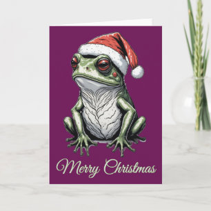 Jul Frog Cottagecore Vintage Victorian Helgkort