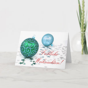 Jul Fröhliche Weihnachten-Helgdag kort