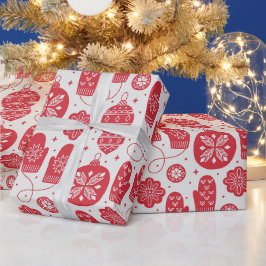 Jul Gamla Stil Mönster Presentpapper