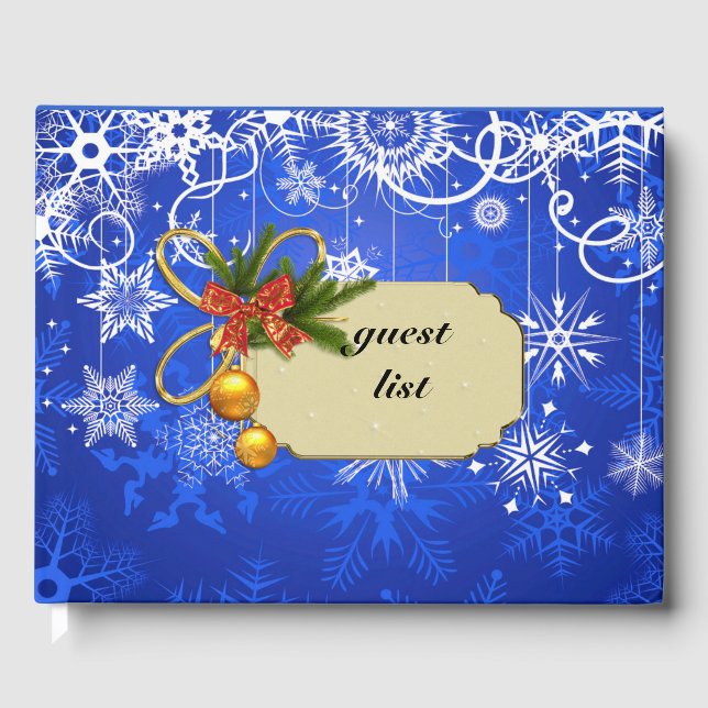 jul-gästlista gästböcker (Framsida)