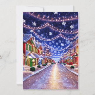 Jul gata dekorationer-Glada hem Julkort