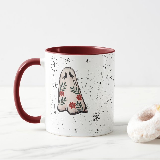 Jul Ghost Coffee Mugg (Med munk)