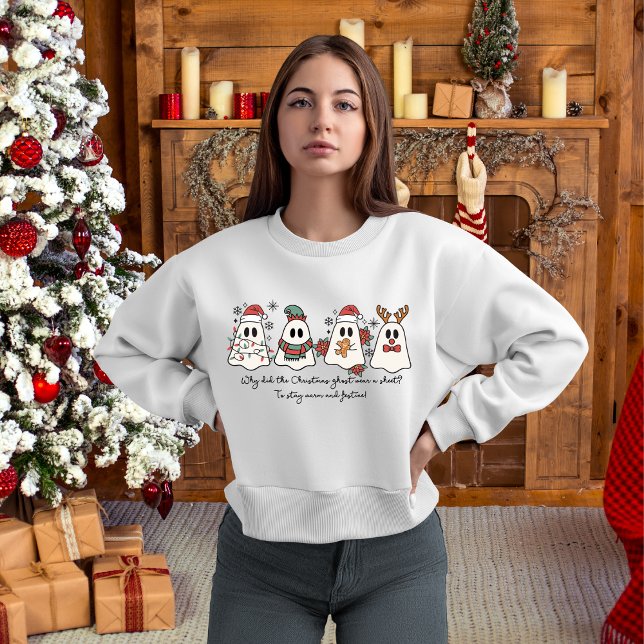 Jul Ghost Humor Sweatshirt T Shirt (Skapare uppladdad)