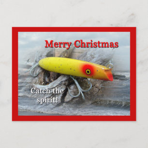 Jul Gibbs Darter Vintage Saltwater Lure Helg Vykort