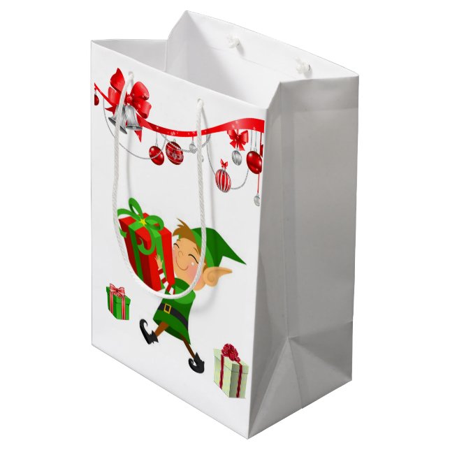 Jul Gift Bags Elf (Baksidan Vinklad)