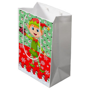 Jul Gift Bags Elf