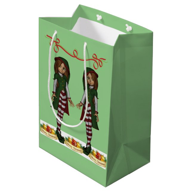 Jul Gift Bags Elf (Baksidan Vinklad)