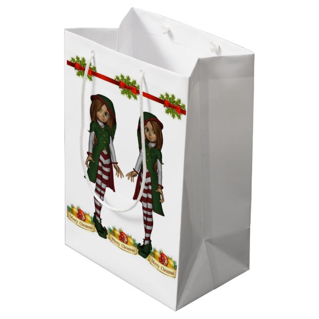 Jul Gift Bags Elf (Baksidan Vinklad)