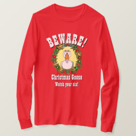 Jul Gift Funny Novelty CHRISTMAS GOOSE T Shirt