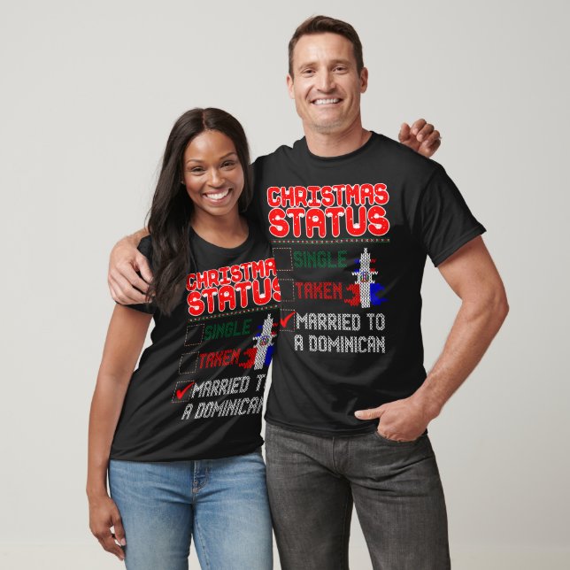 Jul Gift Gift Dominican Ugly Sweater Gift T Shirt (Unisex)