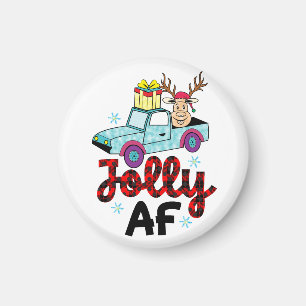 Jul Gift Jolly Af Magnet