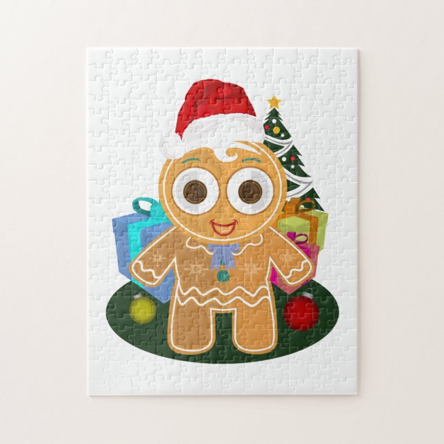 Jul - Ginger Bread Man Pussel (Vertikal)