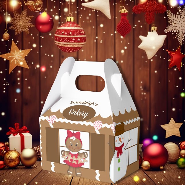 Jul Gingerbröd Bakericut Presentaskar (Skapare uppladdad)