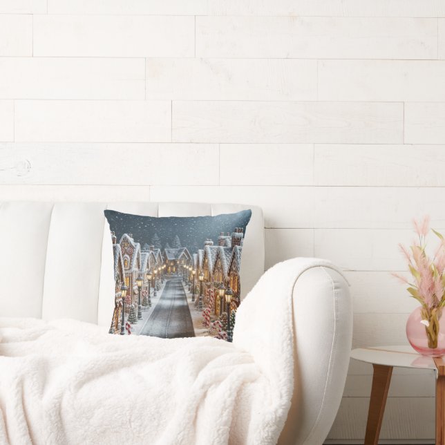 Jul Gingerbröd Village Kudde (Soffa)