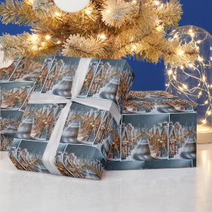 Jul Gingerbröd Village Presentpapper