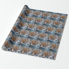 Jul Gingerbröd Village Presentpapper